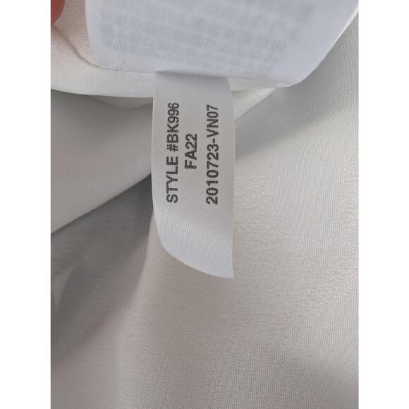 J Crew Collection Dress Womens 6 Green Navy Floral One Shoulder Midi BK996 - Picture 16 of 16